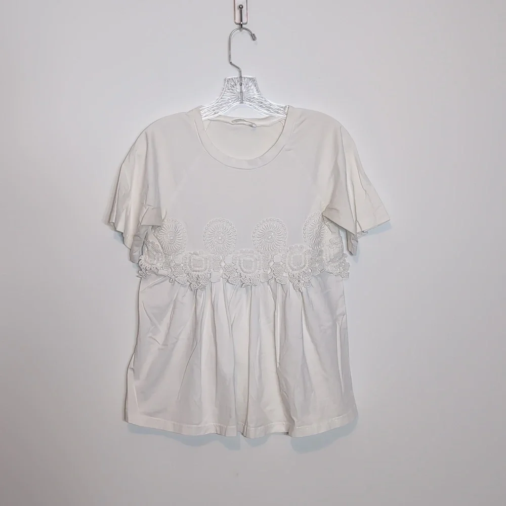 Chloe White Wardrobe Cotton T Shirt